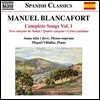 Anna Alas i Jove 블랑카포르트: 가곡 전곡 1집 - 안나 알라스 이 호베, 미켈 비얄바 (Manuel Blancafort: Complete Songs 1 - Tres Cancons de Nadal, Lirica Catalana)