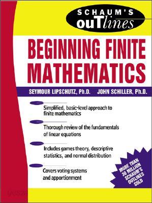 Schaum&#39;s Outline of Beginning Finite Mathematics