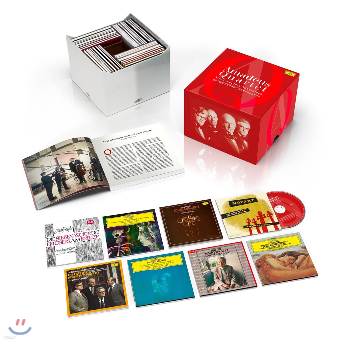 Amadeus Quartett 아마데우스 사중주단 - DG, 데카, 웨스트민스터 녹음 전집 (The Complete Recordings on Deutsche Grammophon, Decca, Westminster)