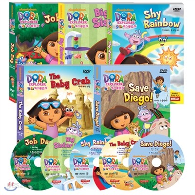 [DVD] DORA the EXPLORER 도라익스플로러 3집 5종세트