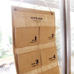 [UIT] 쥬트 벽걸이 -inf- 쥬트수납함,정리,,