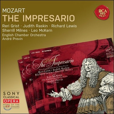 Reri Grist / Andre Previn 모차르트: 극장 지배인 - 레리 그리스트, 주니스 라스킨, 앙드레 프레빈 (Mozart: The Impresario)