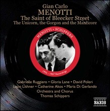 Thomas Schippers 메노티: 블리크 거리의 성자들 (Menotti: The Saint of Bleecker Street)