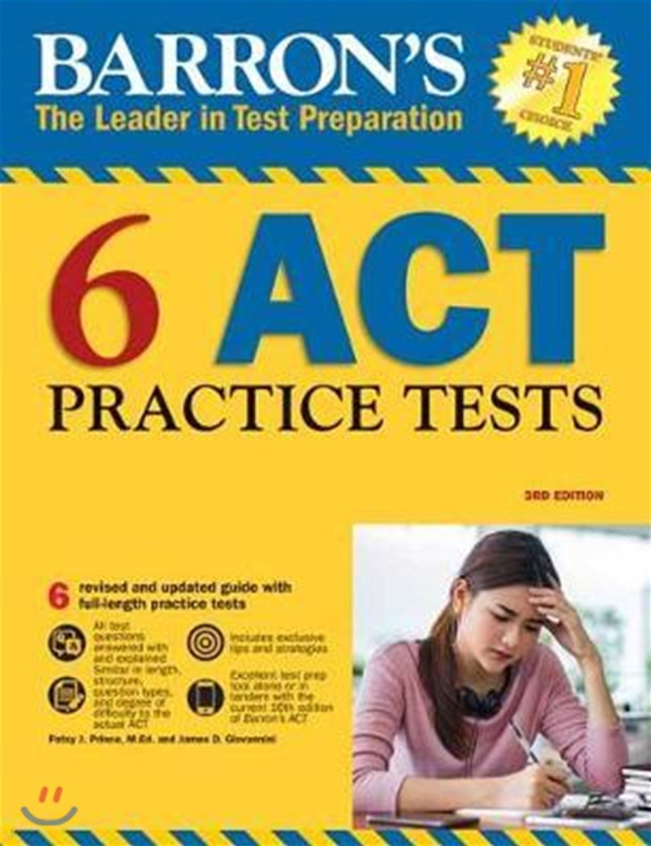 Barron&#39;s 6 Act Practice Tests, 3/E