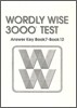 Wordly Wise 3000 : Test Book 7 - 12 Answer Key (2nd Edition)