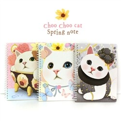 [하이모리] 제토이 / Choo Choo Cat Spring Note [ 공책 / 스프링노트 ]