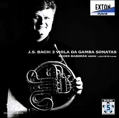 Radek Baborak 바흐: 세 개의 비올라 다 감바 소나타 [호른 편곡판] (Bach : 3 Viola da Gamba Sonatas)