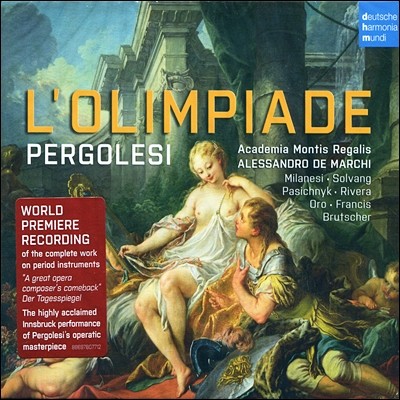 Alessandro De Marchi 페르골레시: 오페라 '올림피아드' (Pergolesi: L'Olimpiade) 