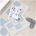 와인 퀼트 러그 발매트 2장 SET