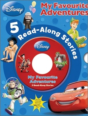 Disney My Favourite Adventures 5 Read-Along Stories (Book &amp; CD)
