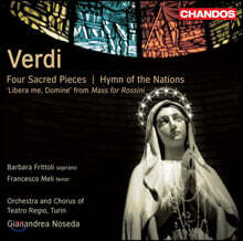 Gianandrea Noseda 베르디: 4개의 성가집 (Verdi: Four Sacred Pieces &amp; Hymn of the Nations)