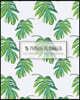 Planner 2017- 2018, Academic Planner Weekly and Monthly: Oct 2017 - Dec 2018: Palm Leaves in Green Tone Watercolor,8" X 10" 40 Page