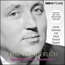Fritz Wunderlich 프리츠 분덜리히 3집 - 오페레타 아리아 (Operetta Arias by Lehar, Kalman, Fall, Stolz, Dostal, Tauber)