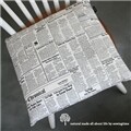 [바느질시간]newspaper linen 방석(2colors)