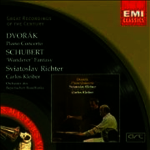 드보르작: 피아노 협주곡, 슈베르트: 방랑자 환상곡 (Dvorak: Piano Concerto, Schubert: Wandererfantasie D.760)(CD) - Sviatoslav Richter