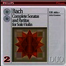 바흐 : 무반주 바이올린 소나타와 파르티타 (Bach : Sonata And Partita For Violine Solo BWV1001-1006) (2CD) - Arthur Grumiaux