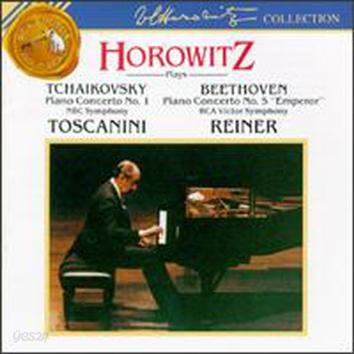 차이코프스키: 피아노 협주곡 1번, 베토벤: 피아노 협주곡 5번 &#39;황제&#39; (Tchaikovsky: Concerto No.1, Beethoven: Concerto No.5 &#39;Emperor&#39;)(CD) - Vladimir Horowitz