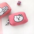 적극적인곰 미니사각 코인월렛 Pink