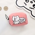 적극적인곰 미니사각 코인월렛 Baby pink