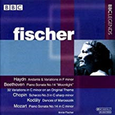 베토벤 : 소나타 14번 &#39;월광&#39;, 32개의 변주곡, 모차르트 : 피아노 소나타 14번 (Beethoven : Piano Sonata No.14 &#39;Moonlight&#39;, 32 Variations, Mozart : Piano Sonata No.14 K.457) - Annie Fischer