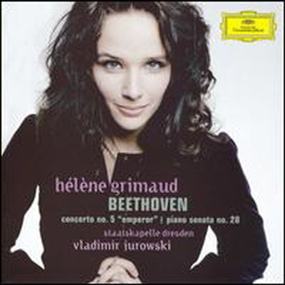 베토벤 : 피아노 협주곡 5번 &#39;황제&#39;, 피아노 소나타 28번 (Beethoven : Piano Concerto No.5 &#39;Emperor&#39; &amp; Piano Sonata No.28)(CD) - Helene Grimaud