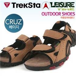 2011년 신상 트렉스타[Treksta]레저타임 올스웨이드 프리미엄 트레킹샌들 크루즈[Cruz] 베이지칼라
