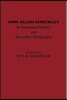 Ann Allen Shockley: An Annotated Primary and Secondary Bibliography
