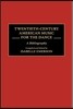Twentieth-Century American Music for the Dance: A Bibliography
