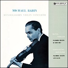 Michael Rabin 멘델스존: 바이올린 협주곡 / 라벨: 치간느 / 생상스: 하바네라 -  마이클 라빈 [LP]