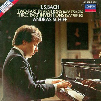 바흐 : 2성부, 3성부 인벤션 (Bach : Two and Three-Part Inventions)(CD) - Andras Schiff