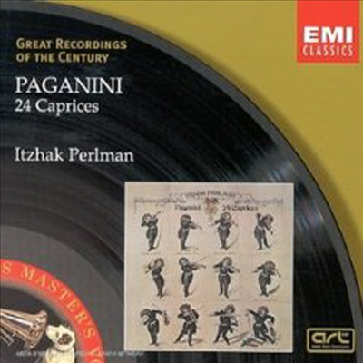 파가니니: 바이올린 독주를 위한 24 카프리스 (Paganini: 24 Caprices for Solo Violin)(CD) - Itzhak Perlman