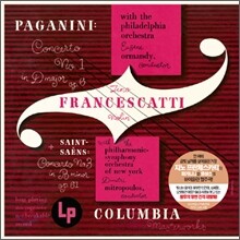 Zino Francescatti 파가니니 / 생상스 : 바이올린 협주곡 (Paganini / Saint-Saens : Violin Concertos) 지노 프란체스카티