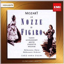 모차르트: 피가로의 결혼 - 하이라이트 (Mozart: Le Nozze Di Figaro -Highlights)(CD) - Elisabeth Schwarzkopf