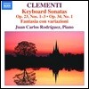 Juan Carlos Rodriguez 클레멘티: 건반 소나타 Op.23 1-3번 & Op.34 1번, 환상곡과 변주곡 '달빛 속에서' Op.48 (Clementi: Keyboard Sonatas, Fantasia con Variazioni)