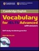 Cambridge Vocabulary for Ielts Advanced Band 6.5+, Answers + Audio Cd