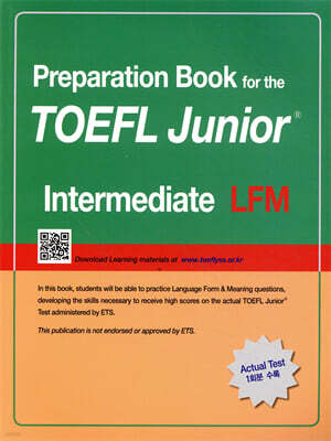 Preparation Book for the TOEFL Junior Test Focus on Question Types LFM (Intermediate)