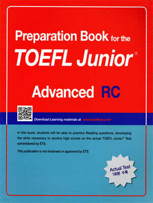 Preparation Book for the TOEFL Junior Test Focus on Question Types RC (Advanced)