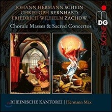 Rheinische Kantorei 샤인 / 베른하르트 / 차하우 / 피셔: 독일 바로크 합창 &amp; 미사곡 모음집 (Chorale Masses &amp; Sacred Concertos)