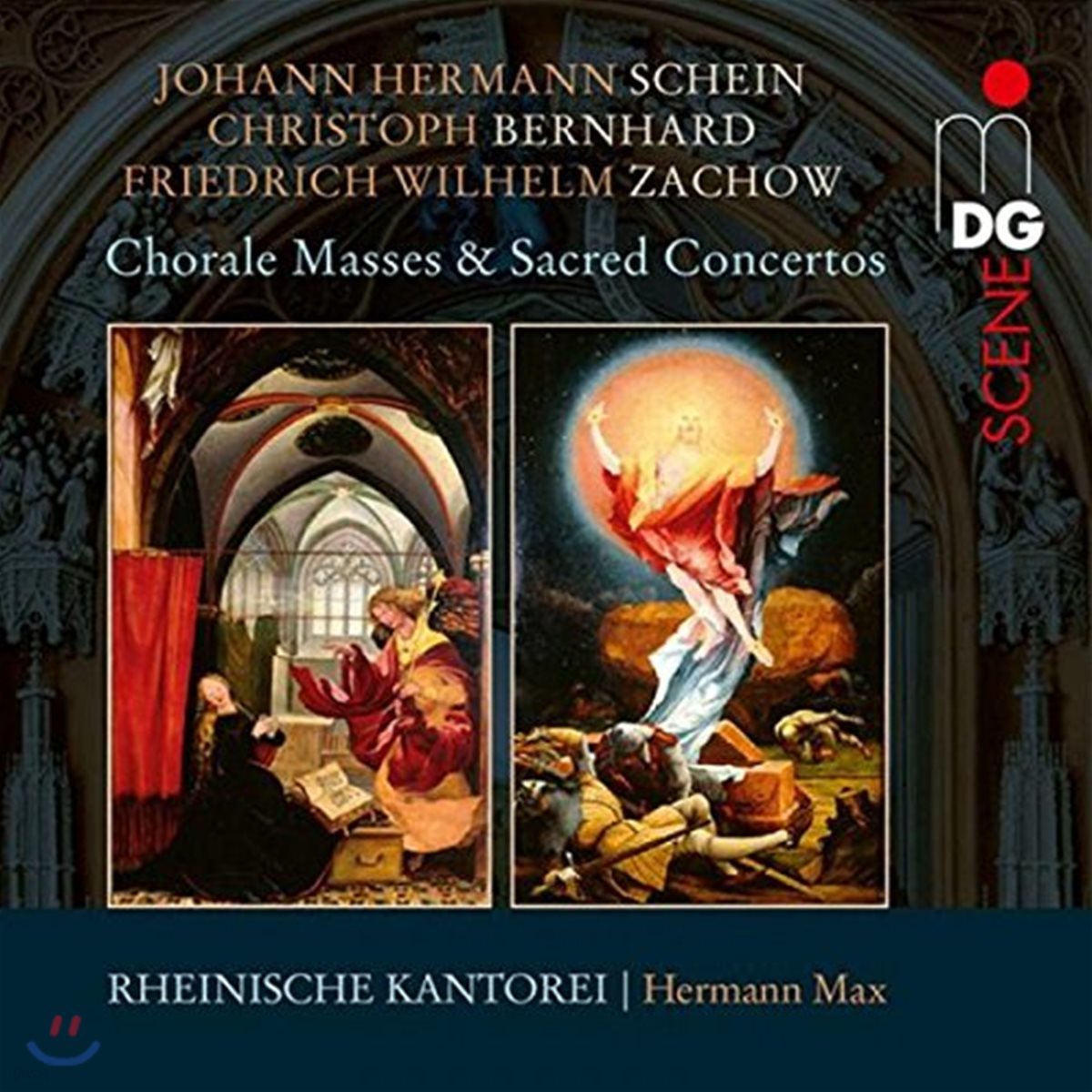 Rheinische Kantorei 샤인 / 베른하르트 / 차하우 / 피셔: 독일 바로크 합창 &amp; 미사곡 모음집 (Chorale Masses &amp; Sacred Concertos)