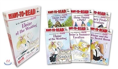 Eloise Ready-To-Read Value Pack: Eloise&#39;s Summer Vacation; Eloise at the Wedding; Eloise and the Very Secret Room; Eloise Visits the Zoo; Eloise Throw