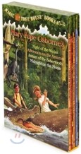Magic Tree House Books 5-8 Boxed Set: Night of the Ninjas; Afternoon on the Amazon; Sunset of the Sabertooth; Midnight on the Moon