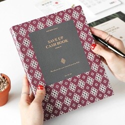 [1+1]아이코닉 세이브업 캐쉬북 v.6(버건디색상만)