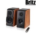 브리츠 2채널 Hi-Fi 블루투스 북쉘프 스피커 BR-2000BT Semi (컨트롤패널 / 120W출력 / 티타늄 트위터)