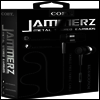 Coby - Coby Cve-200-Blk Jammerz Metal Tangle Free Earbuds