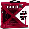 Coby - Coby Cve-142-Pnk Core X Tangle Free Plastic Earbud