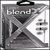 Coby - Coby Cve-149-Wht Blend X Tangle Free Plastic Earbu