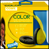 Coby - Coby Cvh-821-Ylw Color Kids Stereo Headphones W/Mi