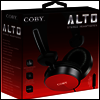 Coby - Coby Cvh-814-Red Alto Stereo Headphones W/Mic