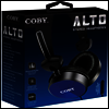 Coby - Coby Cvh-814-Blu Alto Stereo Headphones W/Mic