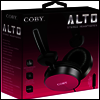 Coby - Coby Cvh-814-Pnk Alto Stereo Headphones W/Mic